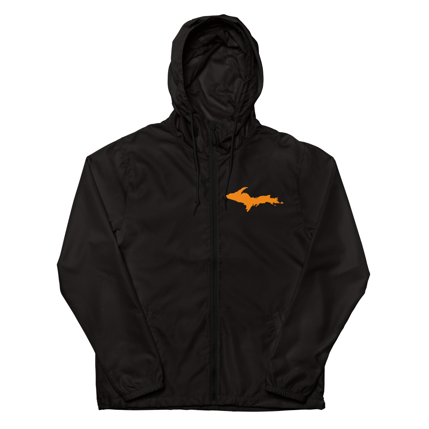 Michigan Upper Peninsula Windbreaker (w/ Orange UP Outline)