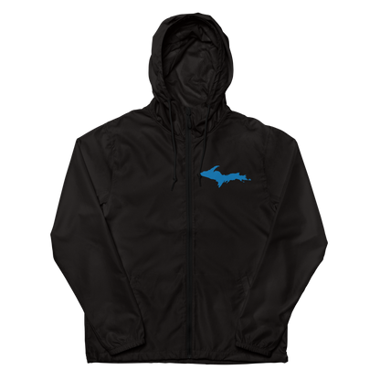 Michigan Upper Peninsula Windbreaker (w/ Azure UP Outline)