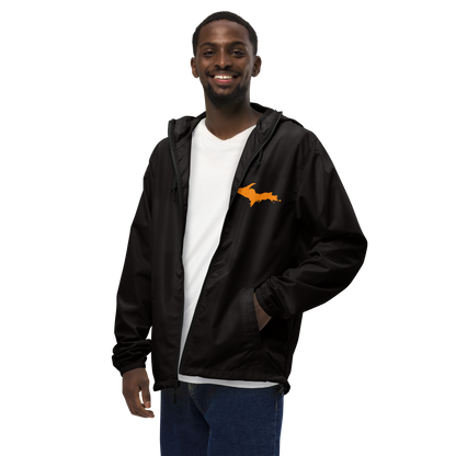 Michigan Upper Peninsula Windbreaker (w/ Orange UP Outline)