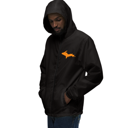 Michigan Upper Peninsula Windbreaker (w/ Orange UP Outline)