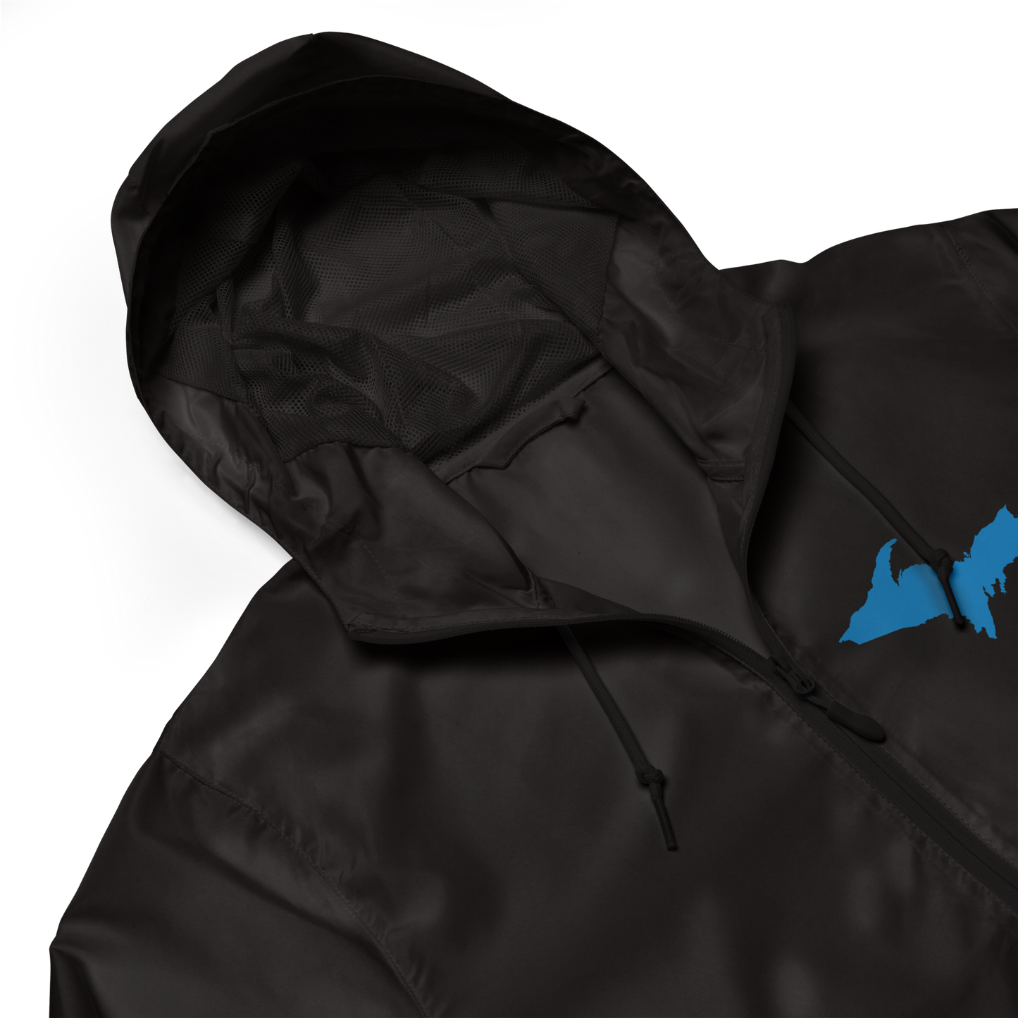 Michigan Upper Peninsula Windbreaker (w/ Azure UP Outline)