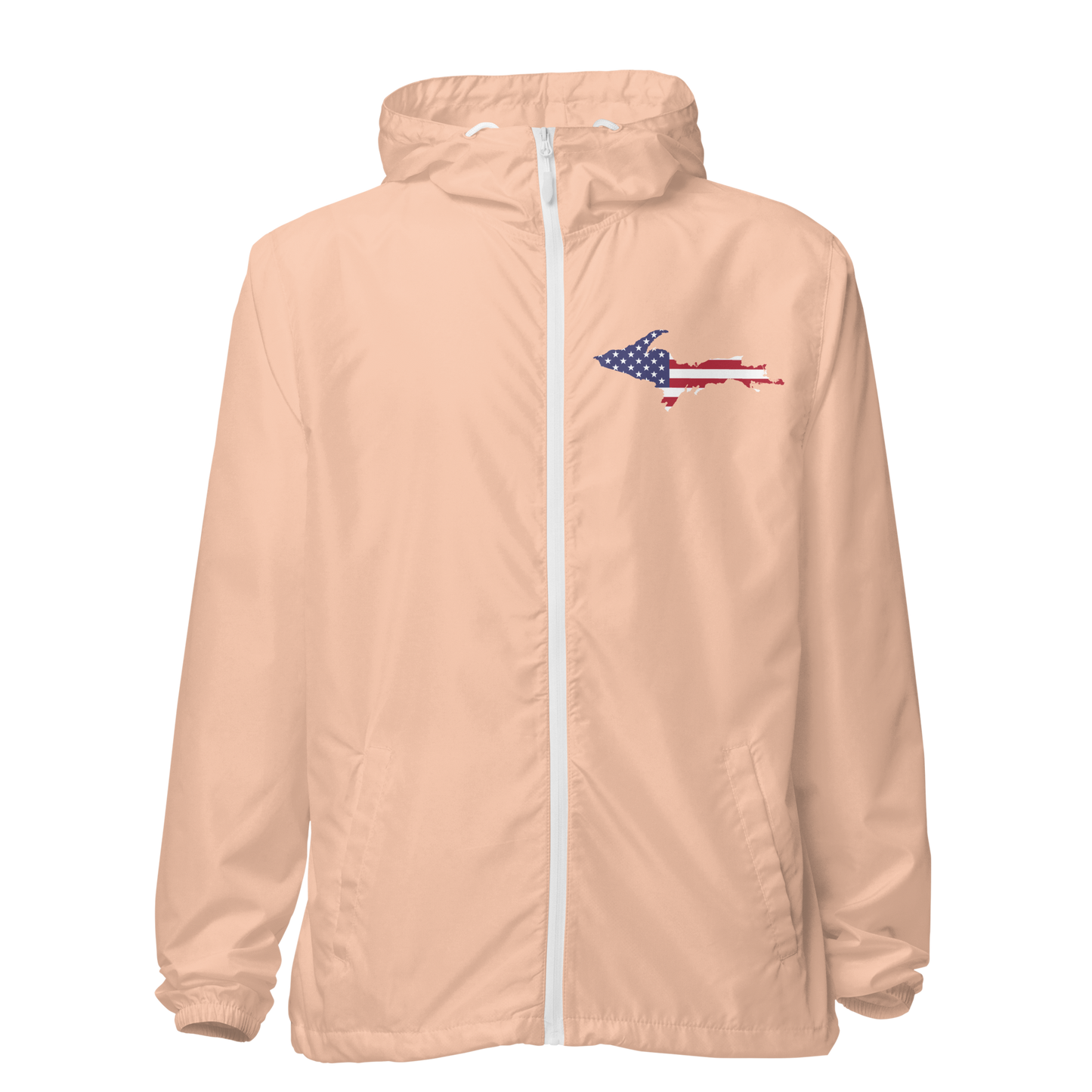 Michigan Upper Peninsula Windbreaker (w/ UP USA Flag Outline)