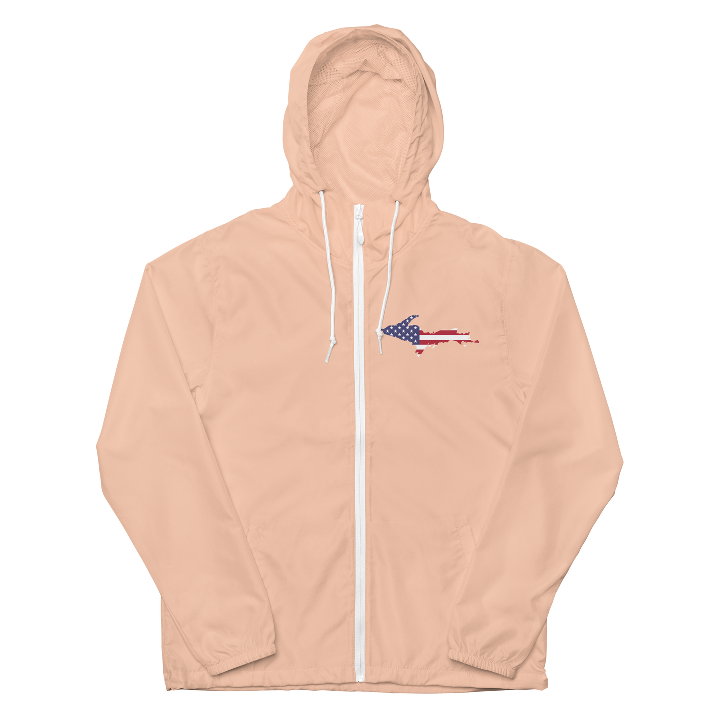 Michigan Upper Peninsula Windbreaker (w/ UP USA Flag Outline)