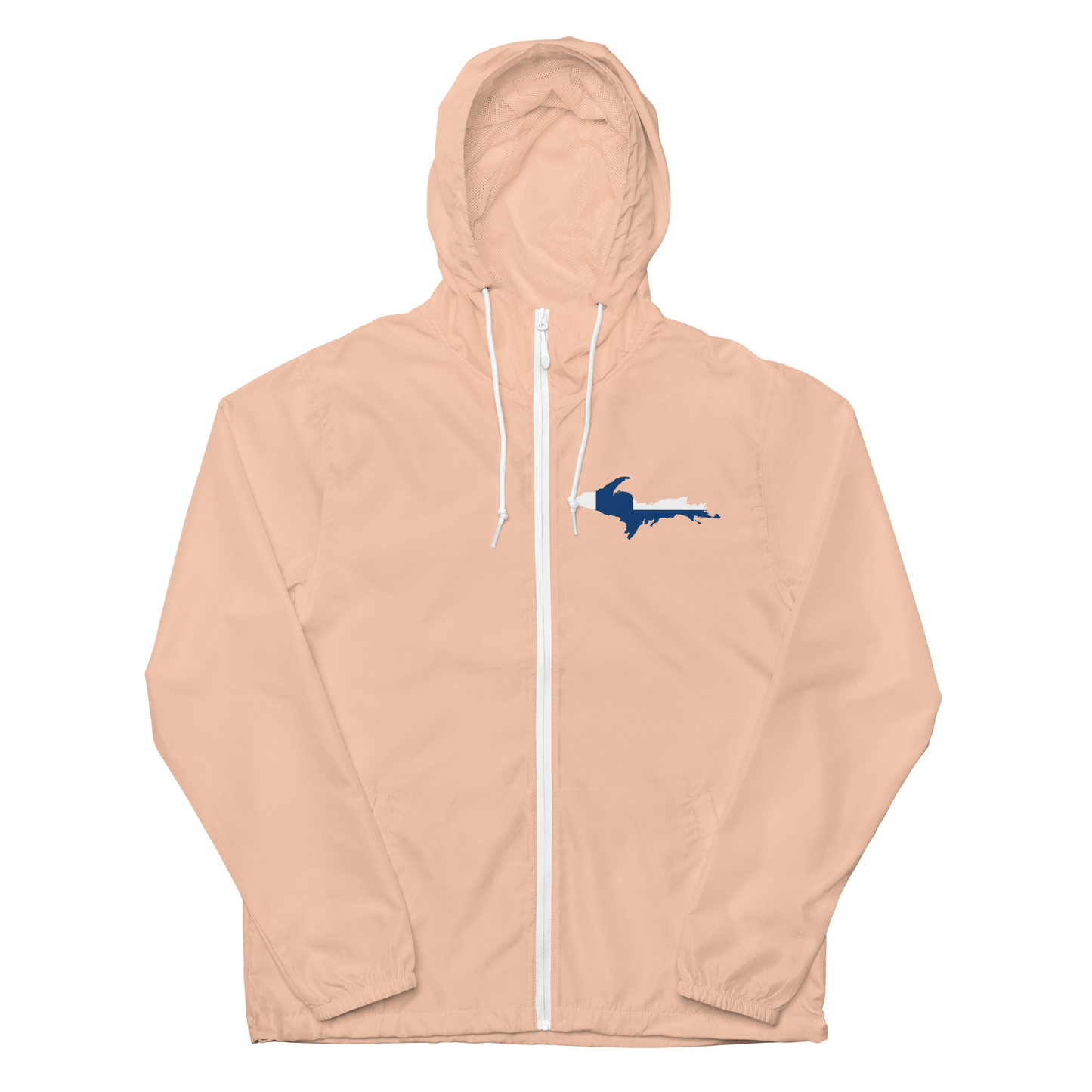 Michigan Upper Peninsula Windbreaker (w/ UP Finland Flag Outline)