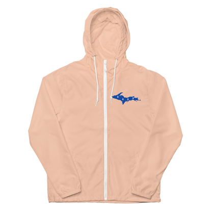 Michigan Upper Peninsula Windbreaker (w/ UP Quebec Flag Outline)