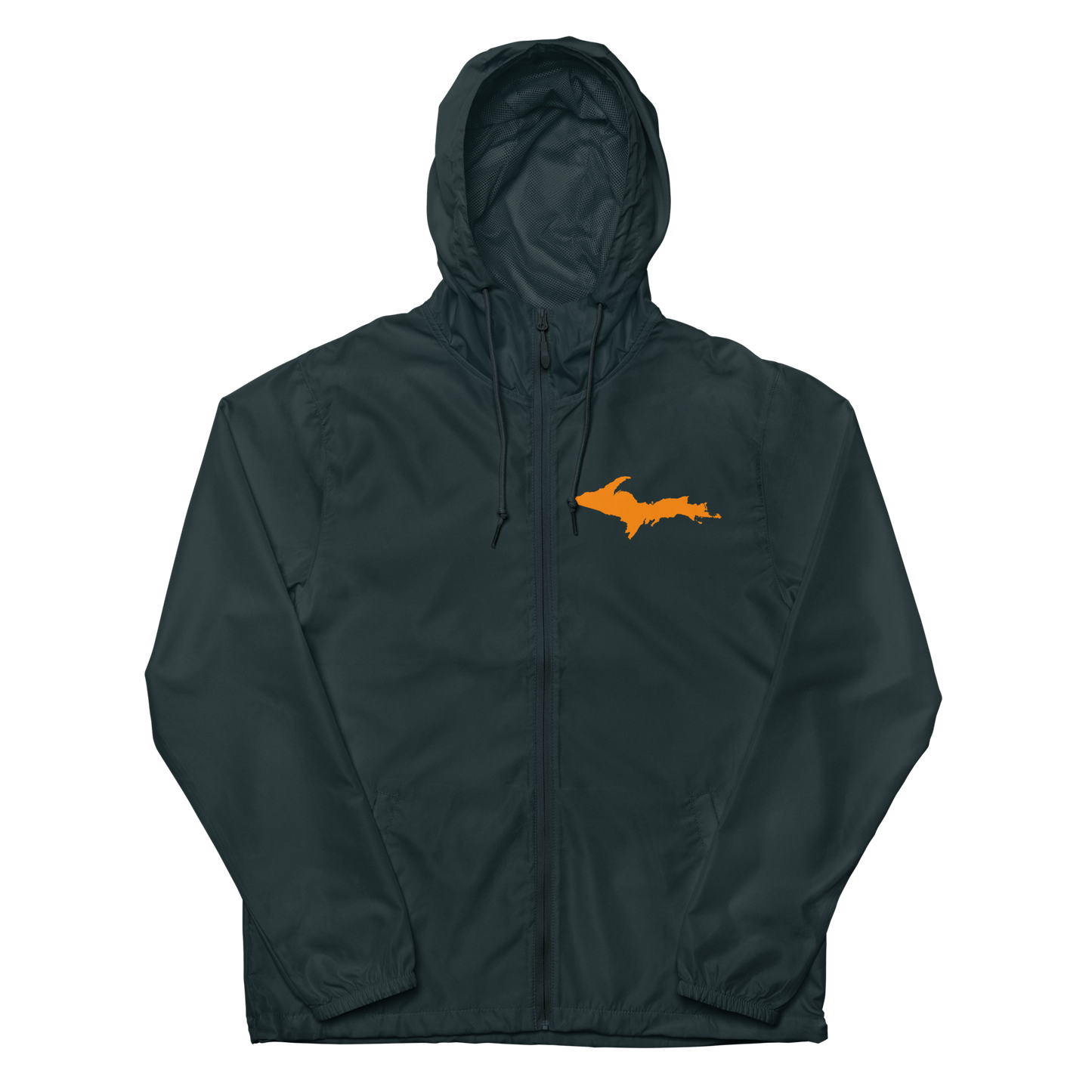 Michigan Upper Peninsula Windbreaker (w/ Orange UP Outline)