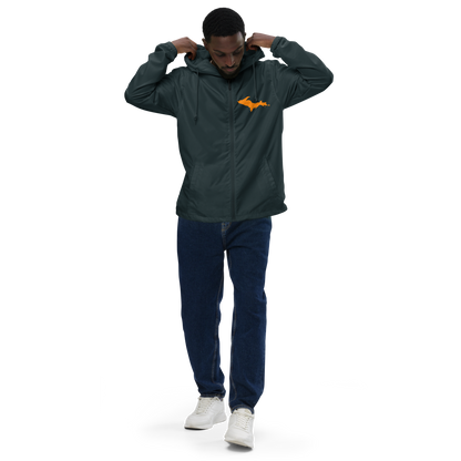 Michigan Upper Peninsula Windbreaker (w/ Orange UP Outline)