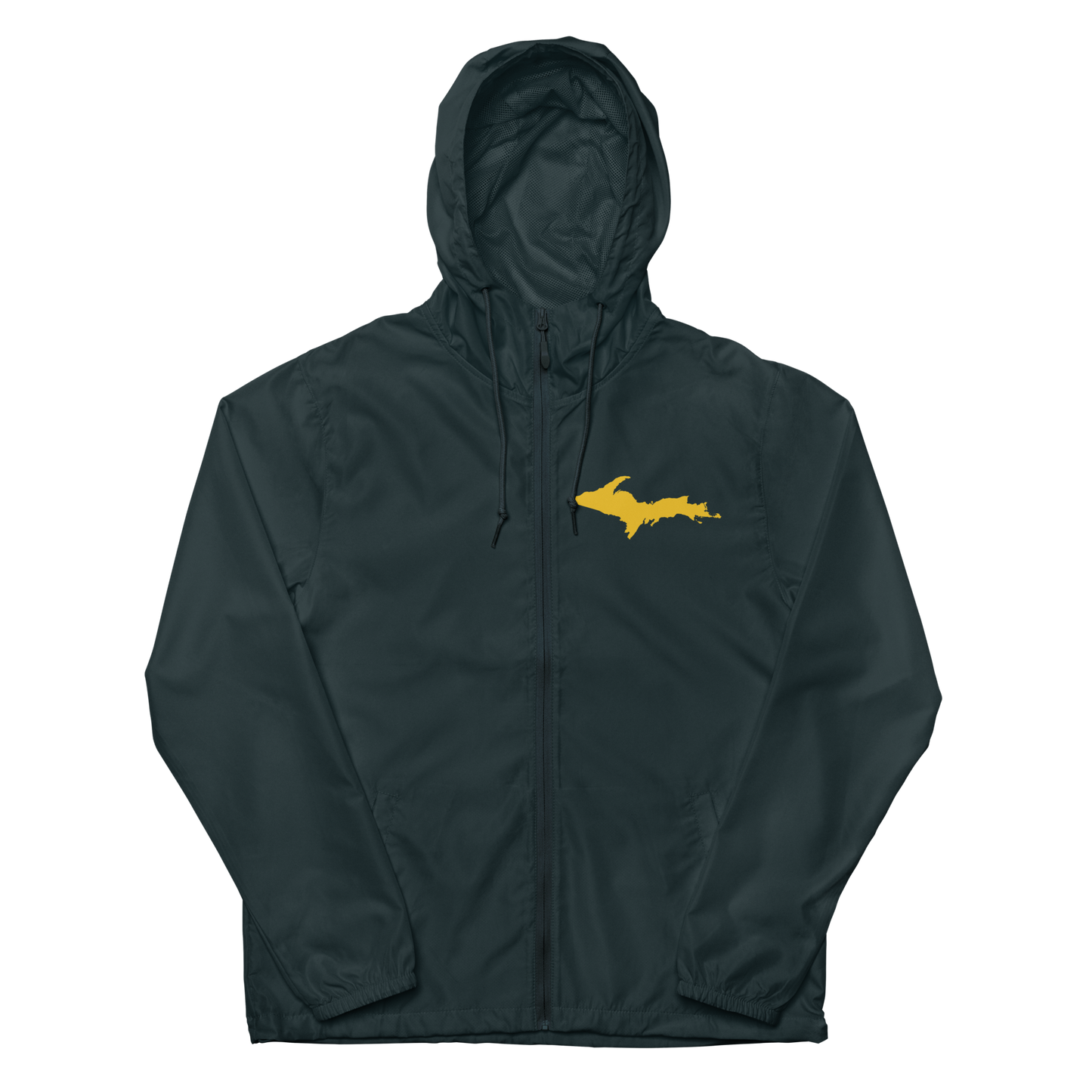 Michigan Upper Peninsula Windbreaker (w/ Gold UP Outline)