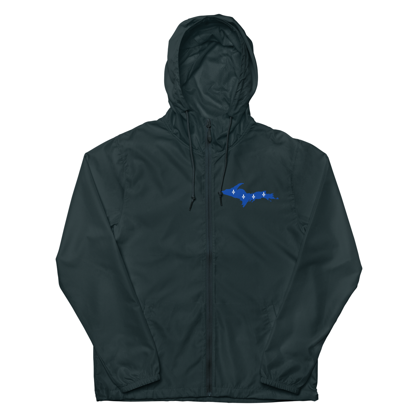 Michigan Upper Peninsula Windbreaker (w/ UP Quebec Flag Outline)