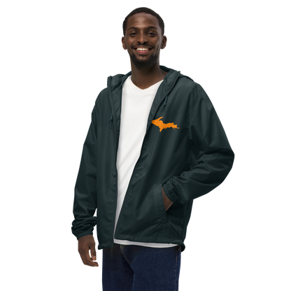 Michigan Upper Peninsula Windbreaker (w/ Orange UP Outline)