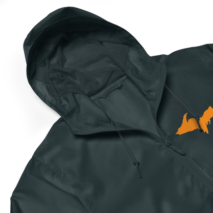 Michigan Upper Peninsula Windbreaker (w/ Orange UP Outline)