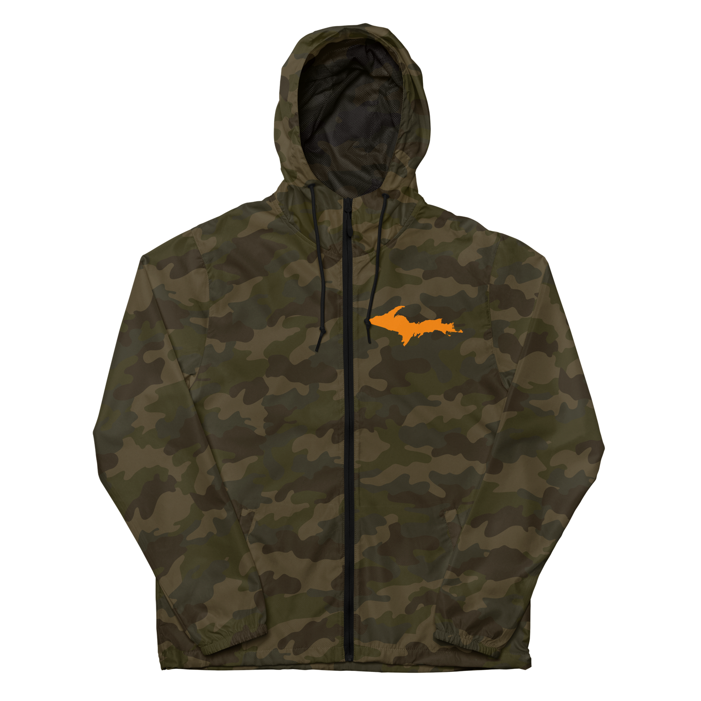 Michigan Upper Peninsula Windbreaker (w/ Orange UP Outline)