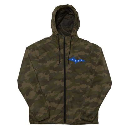 Michigan Upper Peninsula Windbreaker (w/ UP Quebec Flag Outline)