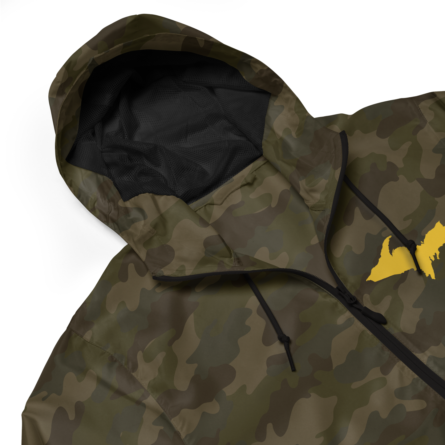 Michigan Upper Peninsula Windbreaker (w/ Gold UP Outline)