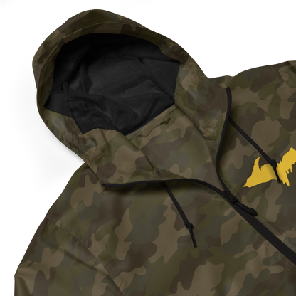 Michigan Upper Peninsula Windbreaker (w/ Gold UP Outline)