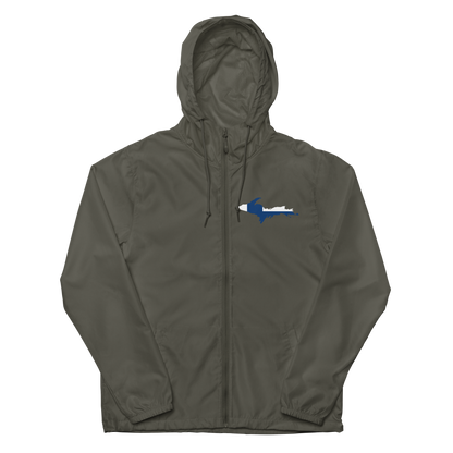 Michigan Upper Peninsula Windbreaker (w/ UP Finland Flag Outline)