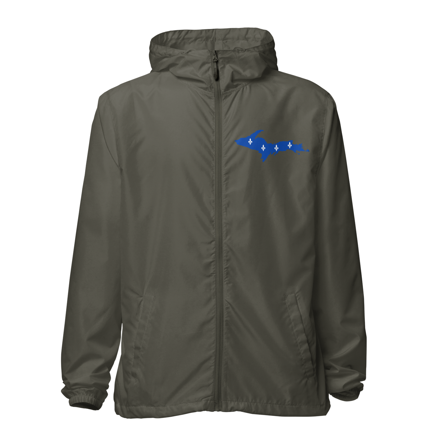 Michigan Upper Peninsula Windbreaker (w/ UP Quebec Flag Outline)