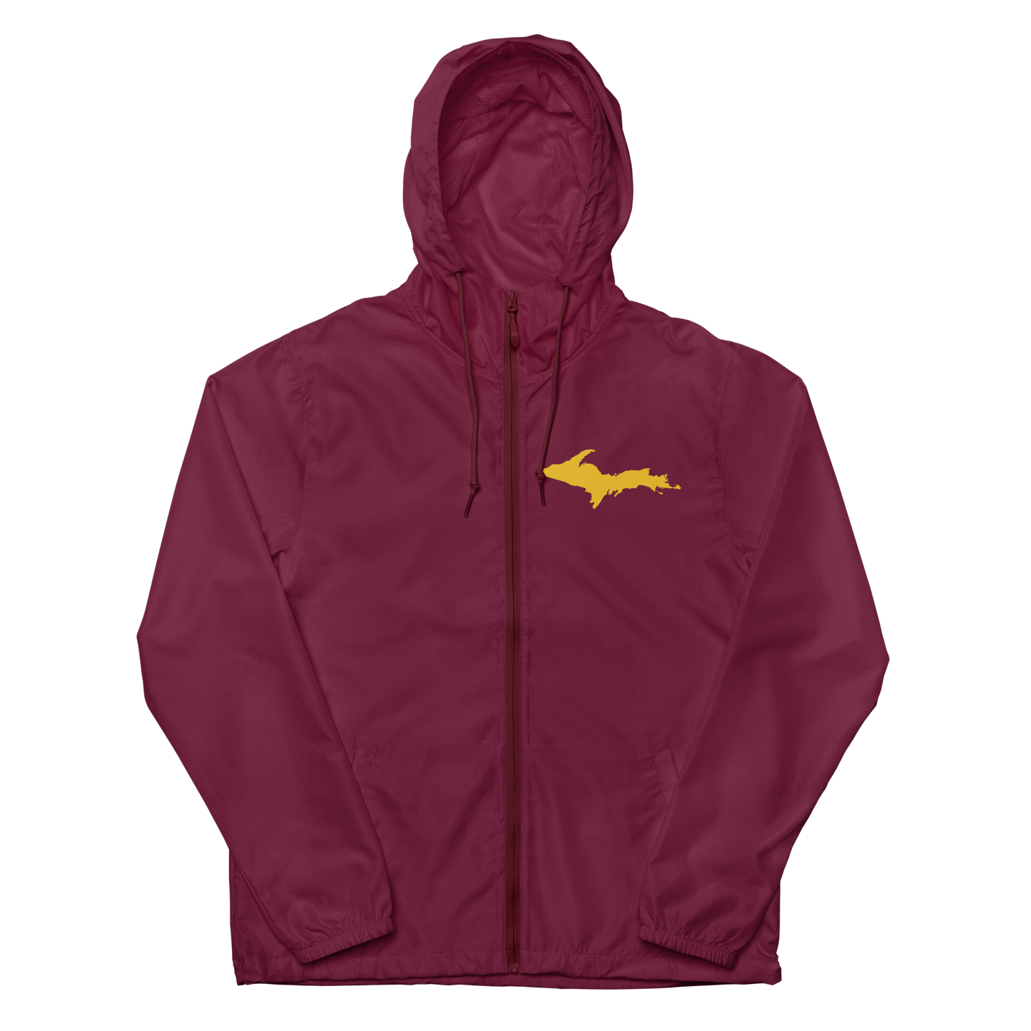 Michigan Upper Peninsula Windbreaker (w/ Gold UP Outline)