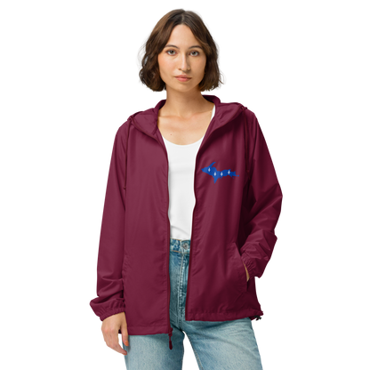 Michigan Upper Peninsula Windbreaker (w/ UP Quebec Flag Outline)