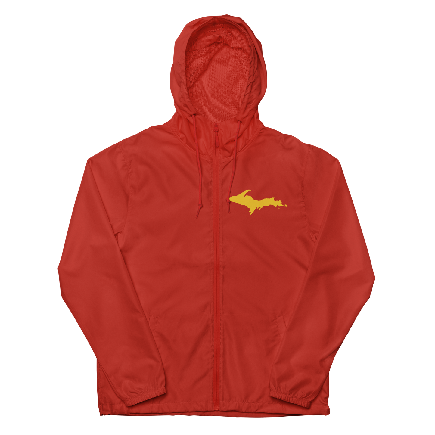 Michigan Upper Peninsula Windbreaker (w/ Gold UP Outline)