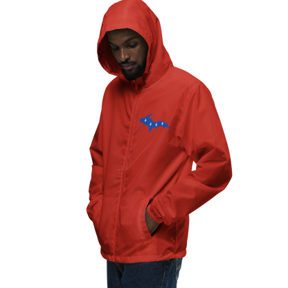 Michigan Upper Peninsula Windbreaker (w/ UP Quebec Flag Outline)