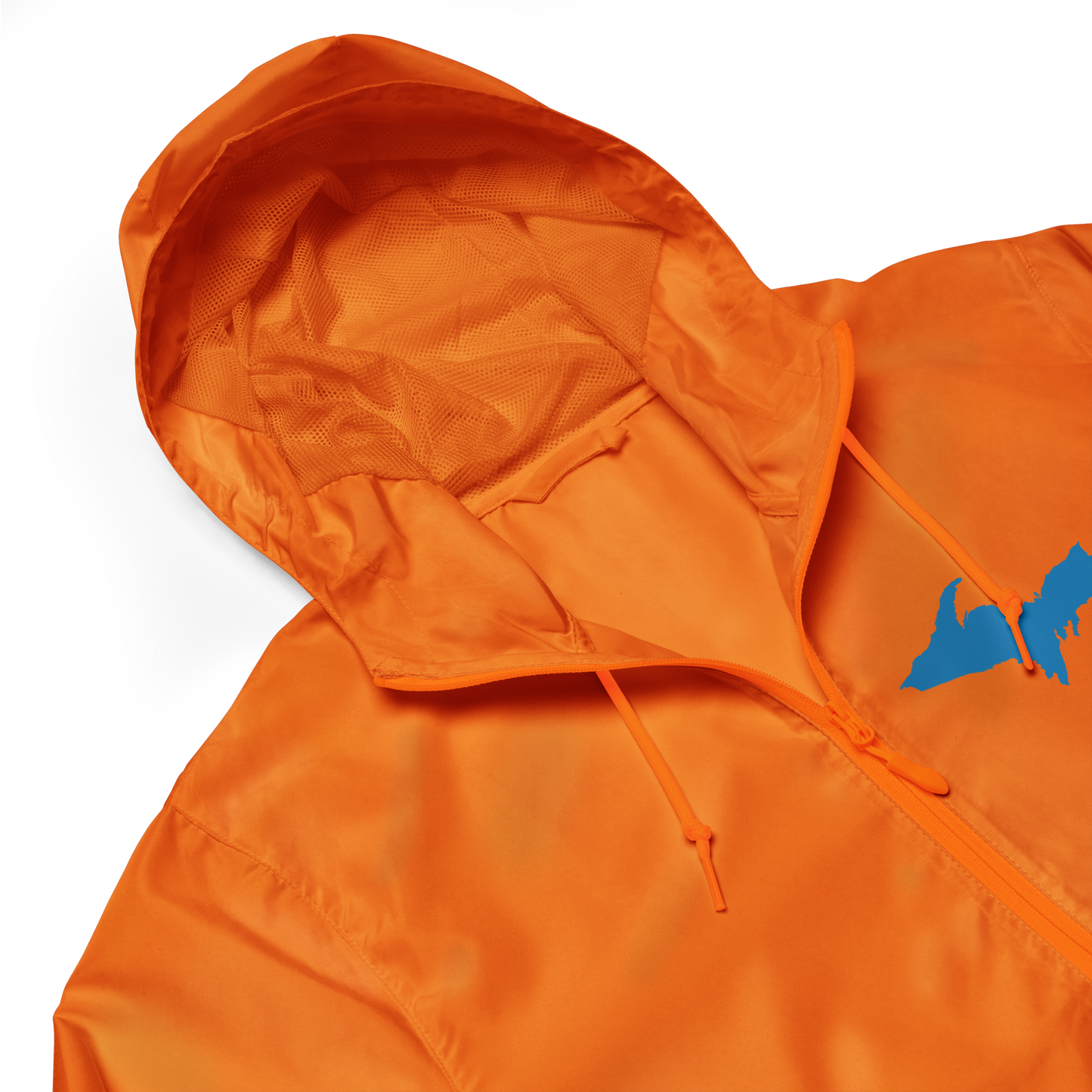 Michigan Upper Peninsula Windbreaker (w/ Azure UP Outline)