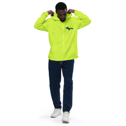 Michigan Upper Peninsula Windbreaker (w/ Green UP Outline)