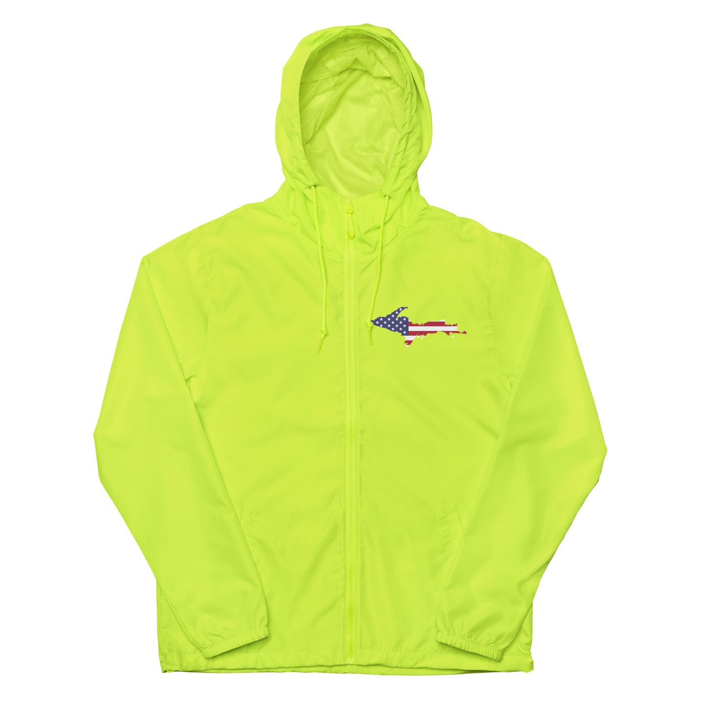 Michigan Upper Peninsula Windbreaker (w/ UP USA Flag Outline)