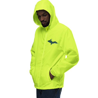 Michigan Upper Peninsula Windbreaker (w/ Green UP Outline)