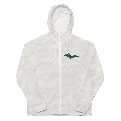 Michigan Upper Peninsula Windbreaker (w/ Green UP Outline)