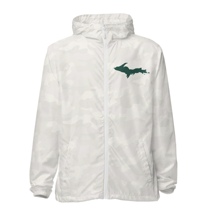 Michigan Upper Peninsula Windbreaker (w/ Green UP Outline)