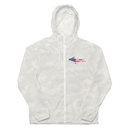 Michigan Upper Peninsula Windbreaker (w/ UP USA Flag Outline)