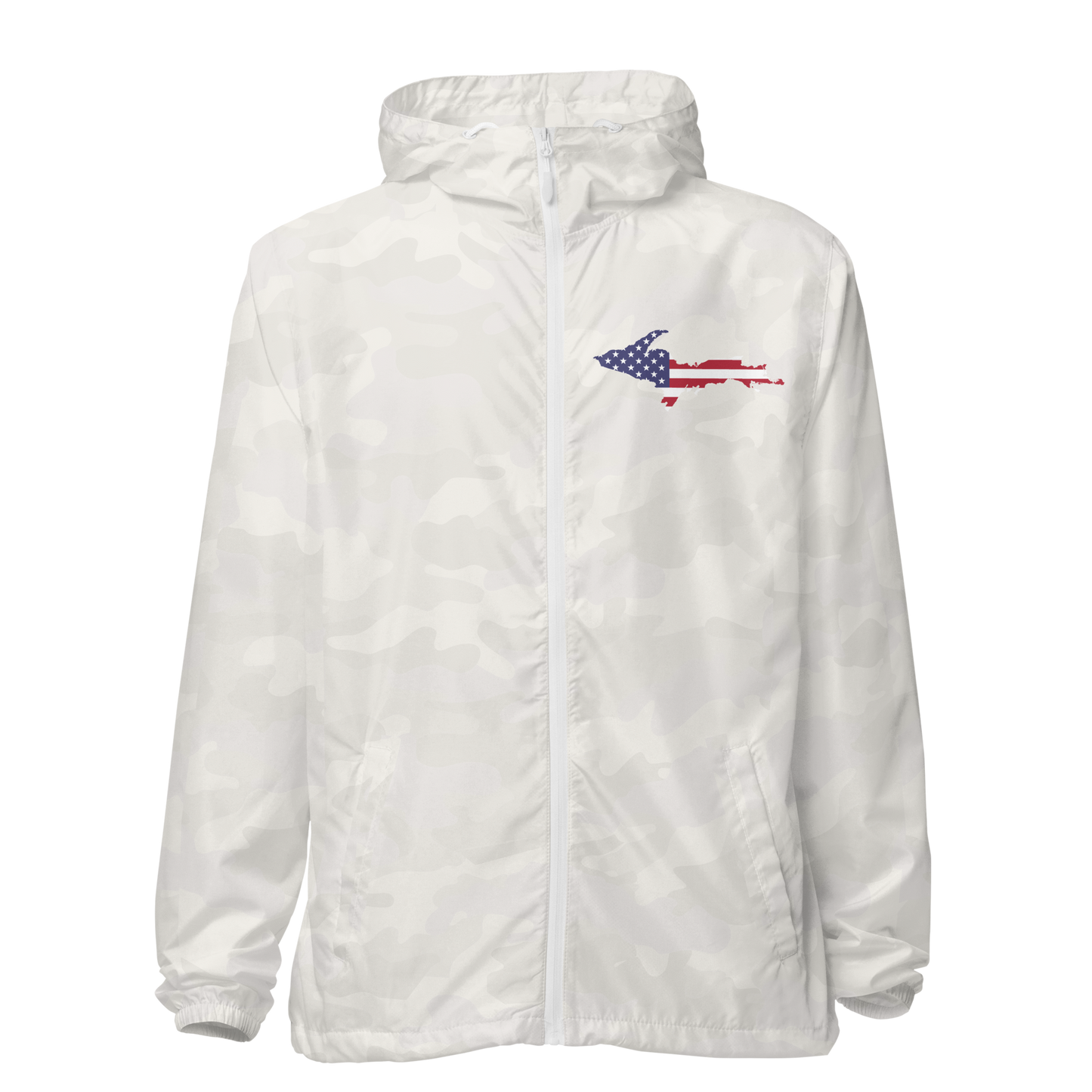 Michigan Upper Peninsula Windbreaker (w/ UP USA Flag Outline)