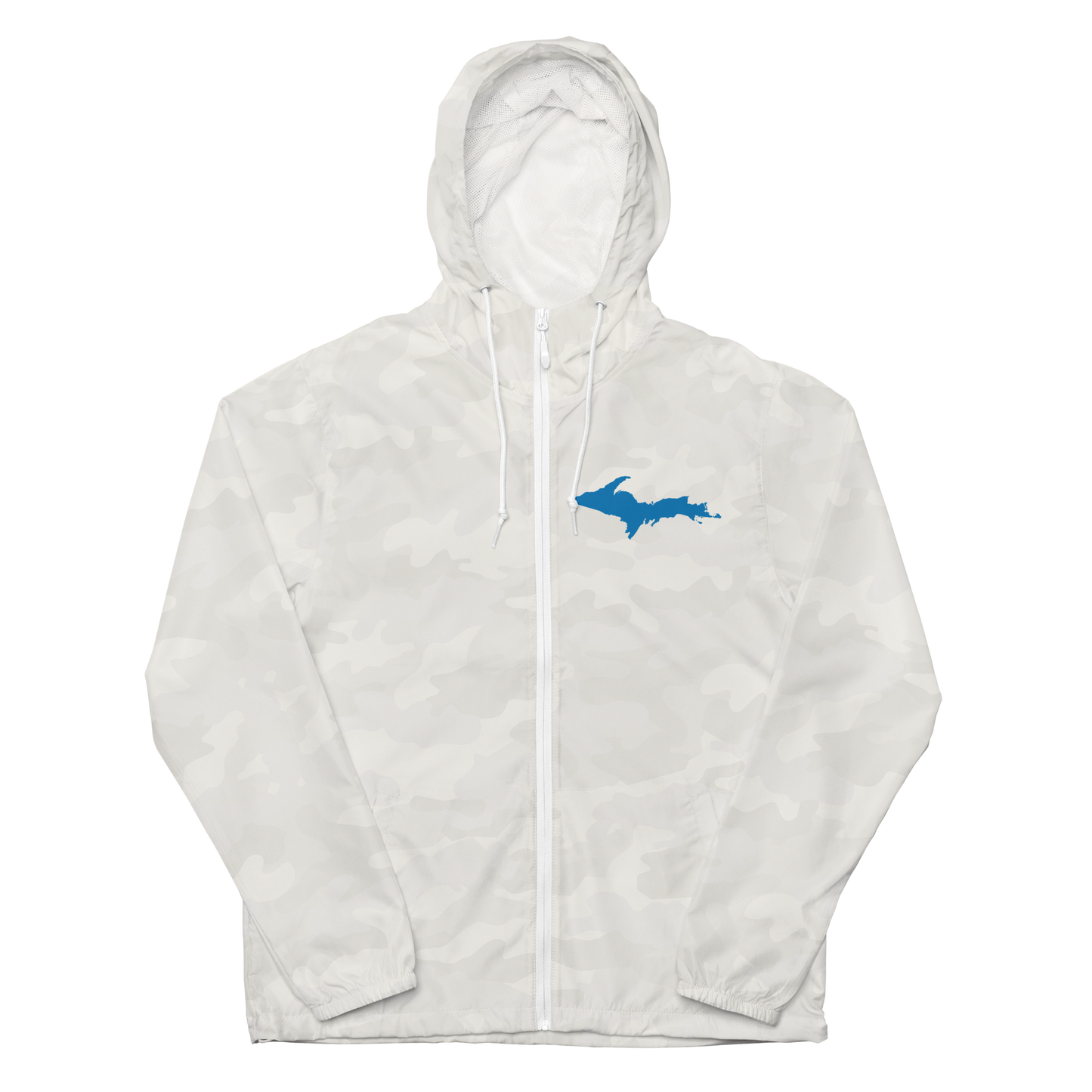 Michigan Upper Peninsula Windbreaker (w/ Azure UP Outline)