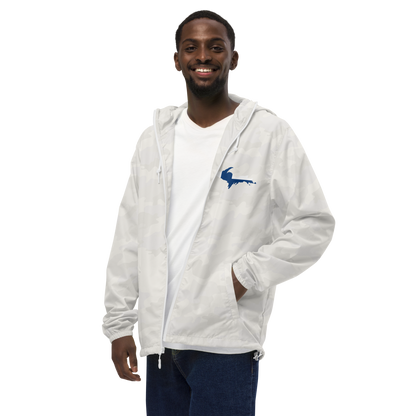 Michigan Upper Peninsula Windbreaker (w/ UP Finland Flag Outline)