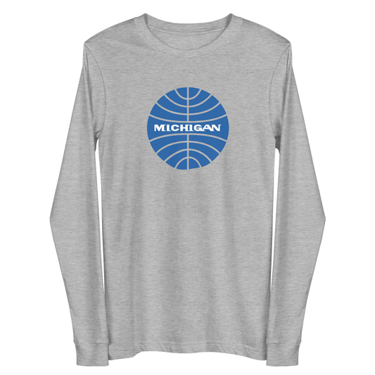 'Michigan' Long Sleeve T-Shirt (Airline Parody)