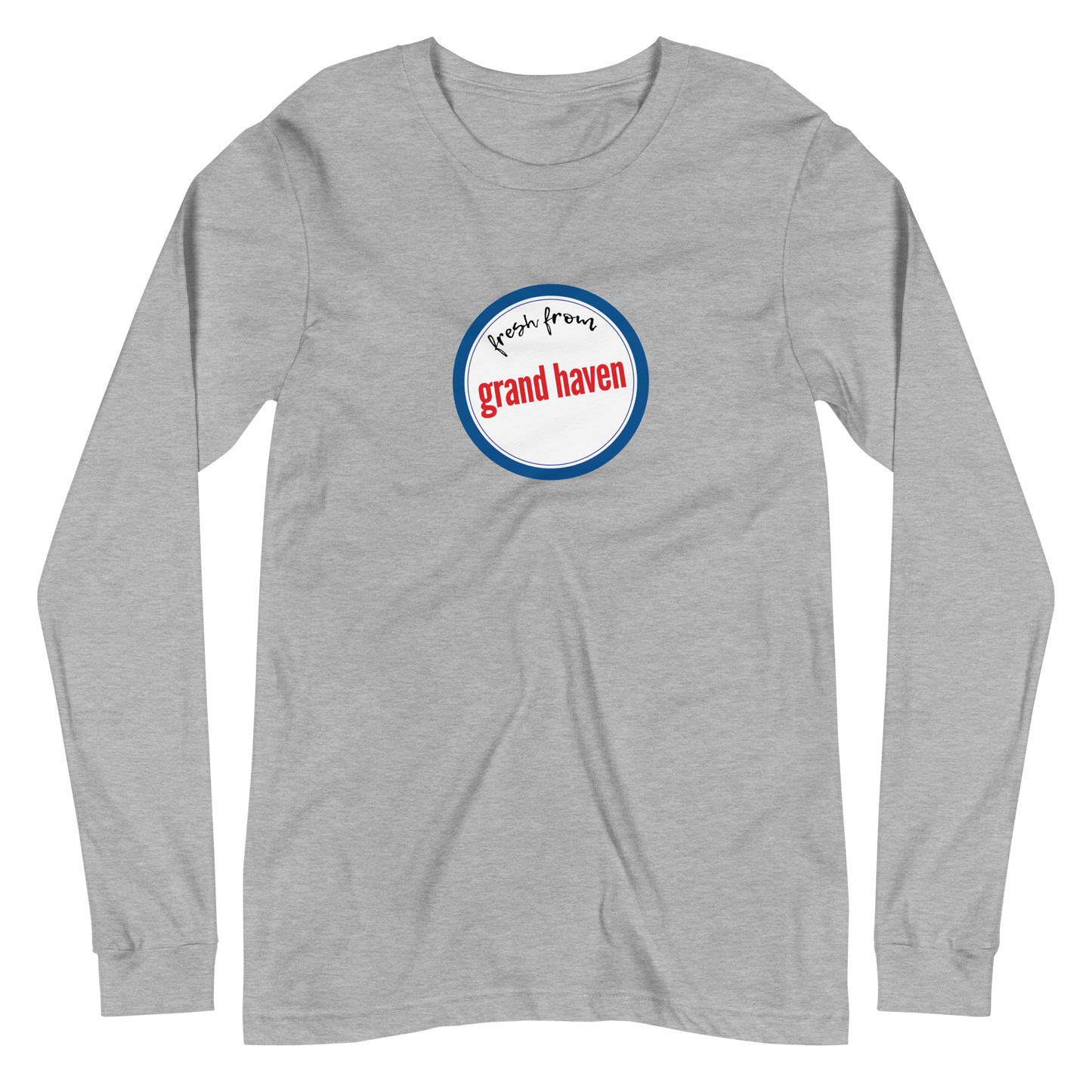 'Fresh From Grand Haven' Long Sleeve T-Shirt (Hypermarket Parody) | Unisex