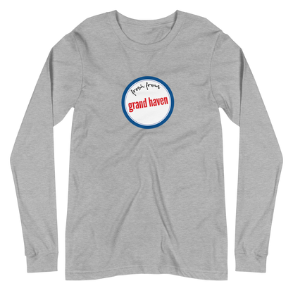 'Fresh From Grand Haven' Long Sleeve T-Shirt (Hypermarket Parody) | Unisex