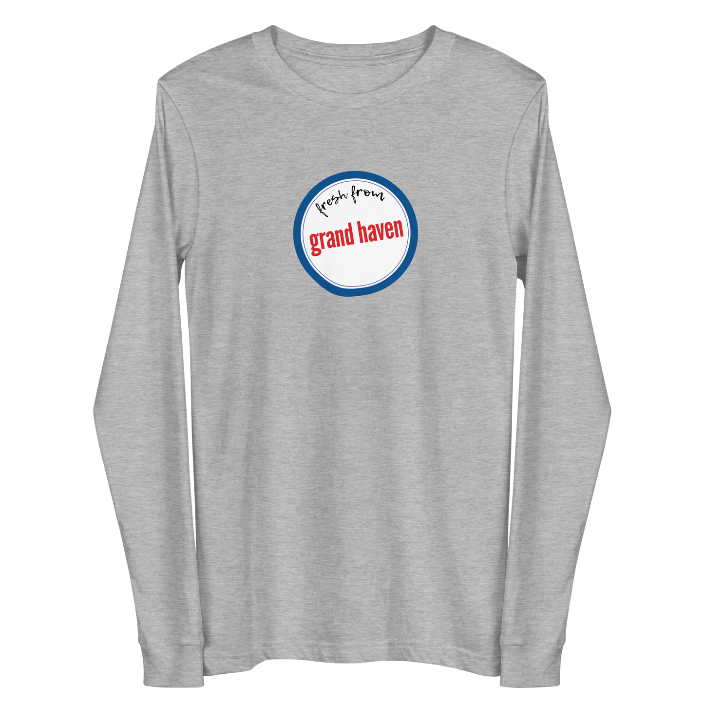 'Fresh From Grand Haven' Long Sleeve T-Shirt (Hypermarket Parody) | Unisex