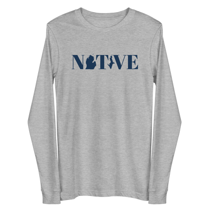 Michigan 'Native' T-Shirt (Didone Font) | Unisex Long Sleeve