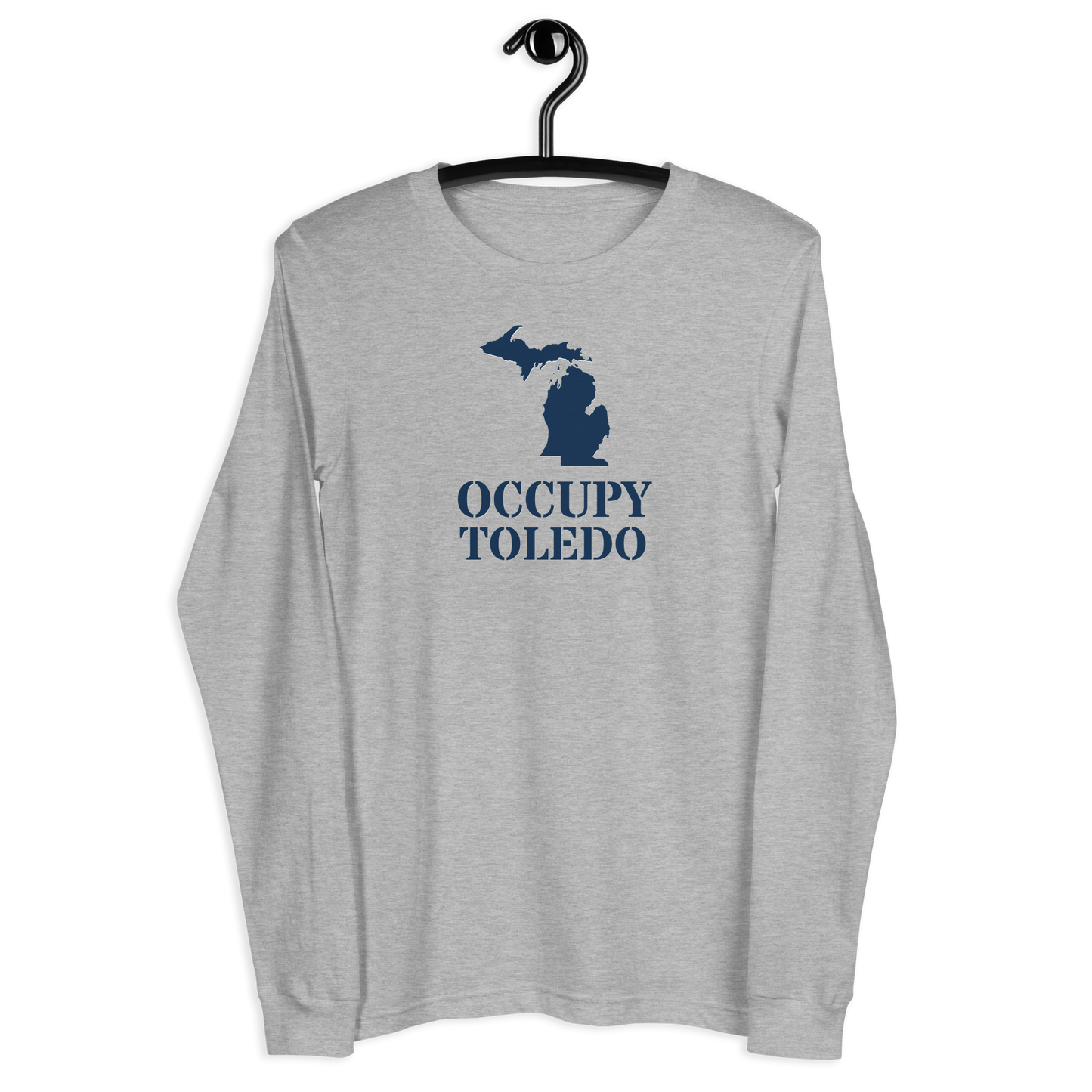 'Occupy Toledo' T-Shirt (w/ Corrected Michigan Outline) | Unisex Long Sleeve