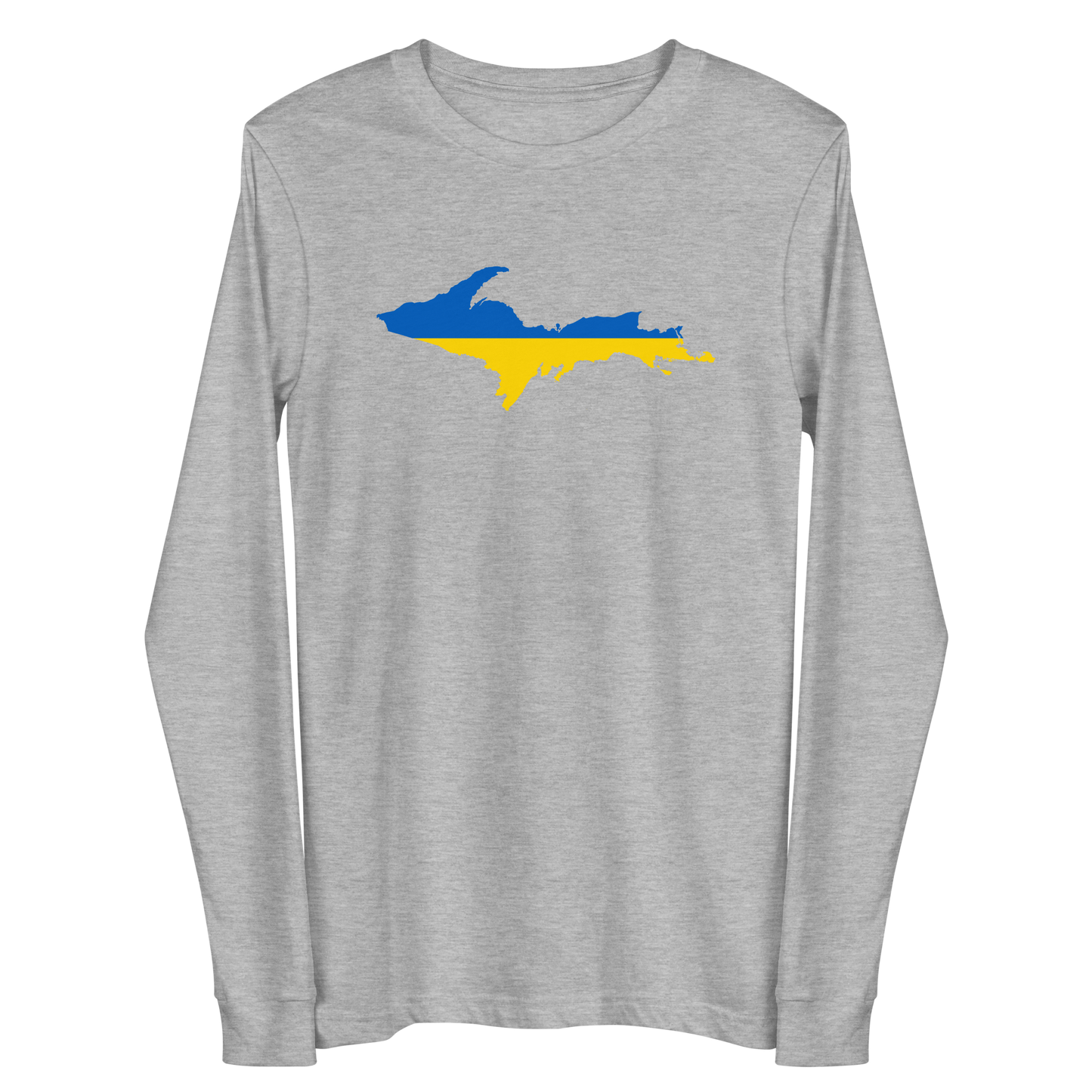 Michigan Upper Peninsula T-Shirt (w/ UP Ukraine Outline) | Unisex Long Sleeve