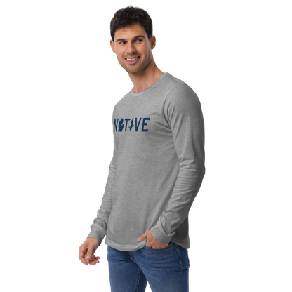 Michigan 'Native' T-Shirt (Licence Plate Font) | Unisex Long Sleeve