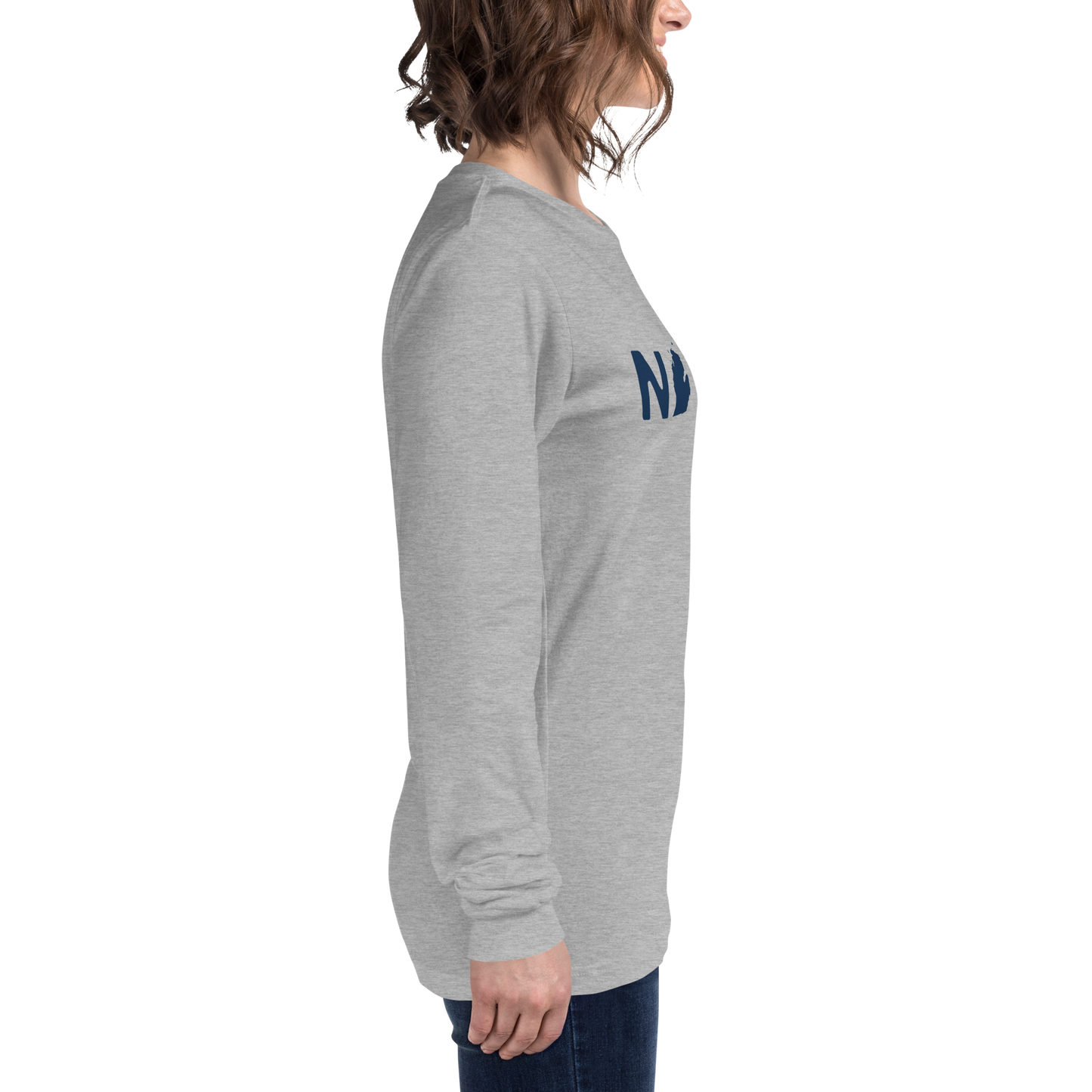 Michigan 'Native' T-Shirt (Licence Plate Font) | Unisex Long Sleeve