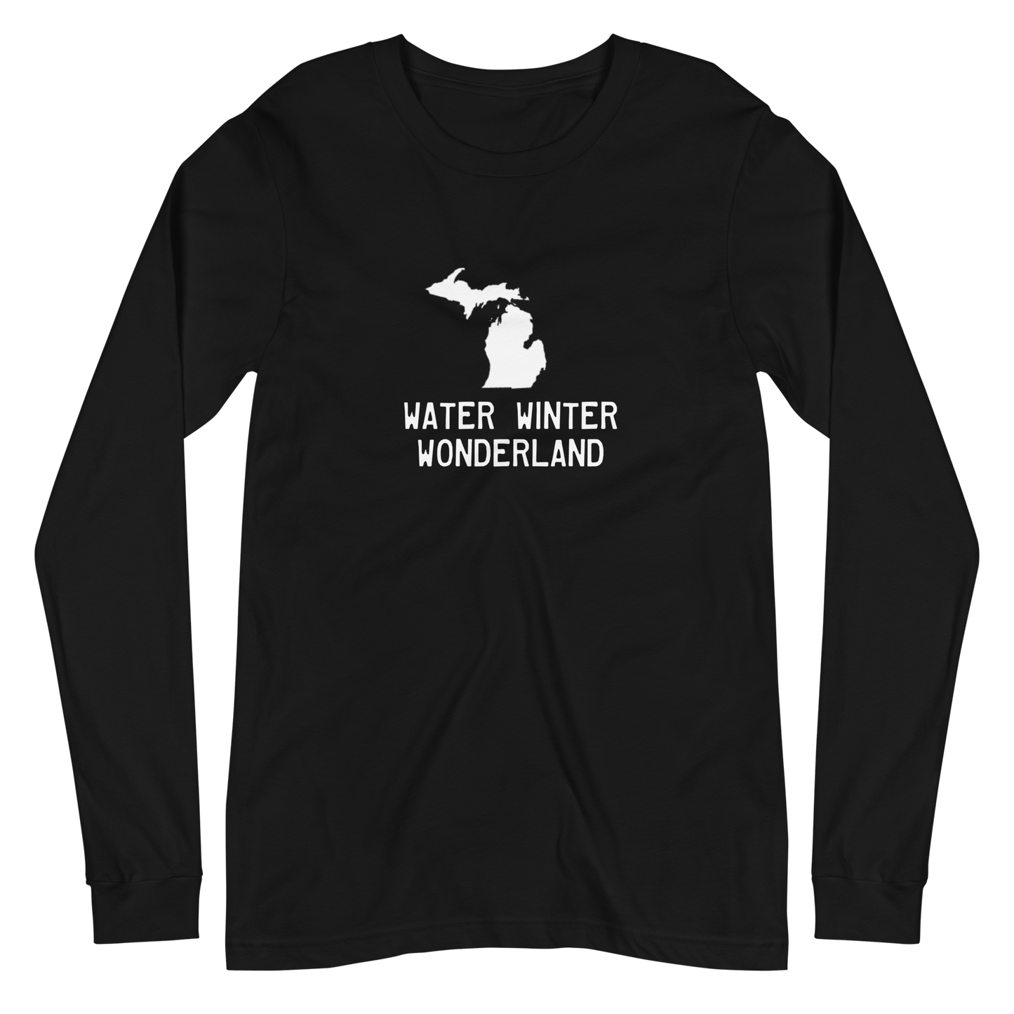 Michigan 'Water Winter Wonderland' Long Sleeve T-Shirt | Unisex