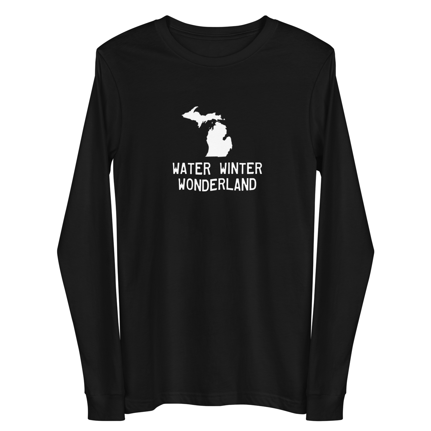 Michigan 'Water Winter Wonderland' Long Sleeve T-Shirt | Unisex