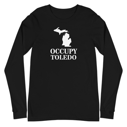 'Occupy Toledo' T-Shirt (w/ Corrected Michigan Outline) | Unisex Long Sleeve