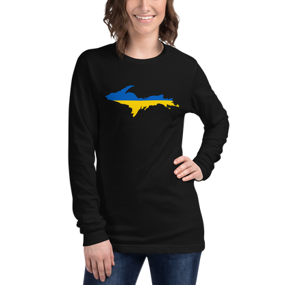 Michigan Upper Peninsula T-Shirt (w/ UP Ukraine Outline) | Unisex Long Sleeve