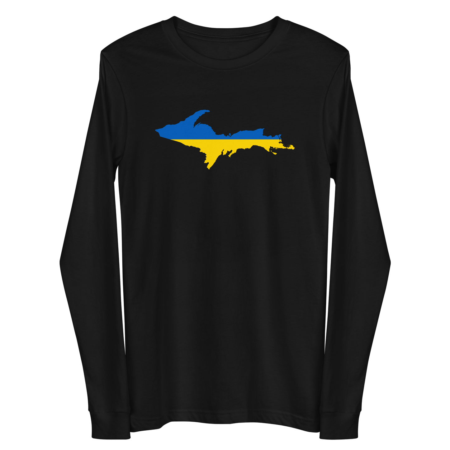 Michigan Upper Peninsula T-Shirt (w/ UP Ukraine Outline) | Unisex Long Sleeve