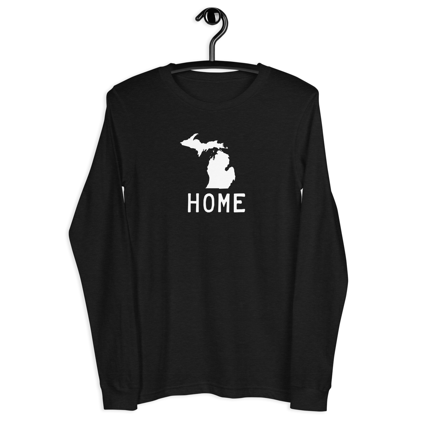 Michigan 'Home' T-Shirt (Licence Plate Font) | Unisex Long Sleeve